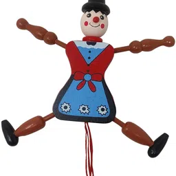 desi karigar Wooden Hanging Toy - Soldier Joker image 3