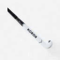 Adult Intermediate 60% Carbon Mid Bow Field Hockey Stick FH560 - White/Grey-image-62