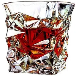 good to great (Pack of 6) Crystal Diamond Cut Whiskey Glasses_New Glass Set Water/Juice Glass-picture-48