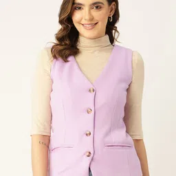 brinns Solid Women Waistcoat-picture-34