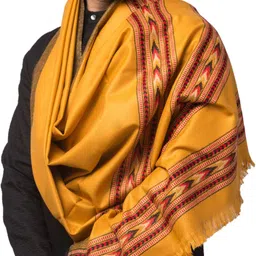 Tweedle Wool Self Design Men Shawl image 2