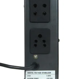 syspro Major Stabilizer for LED TV Upto 100inch, with Home Theatre and DTH (Black)3 AMPS (100 Inch)Voltage Stabilizer image 3