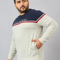austivo Men Full Sleeve Striped Sweatshirt image 2