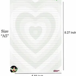 lookat Artistic Writing Paper – Romantic Texture, 40 Sheets, A5 Size Silhouette Paper Sheet image 2