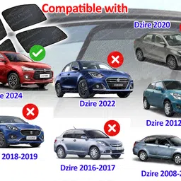 auto pearl Side Window Sun Shade For Maruti Suzuki Dzire image 5