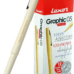 luxor Graphic Micro Black Fineliner Pen-picture-27