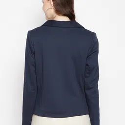 crimsoune club Women Solid Single Breasted Casual Blazer image 5