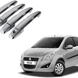 giinix Car Door Catch/Handle Cover Chrome Finishing (Silver) Car Grab Handle Cover-picture-17