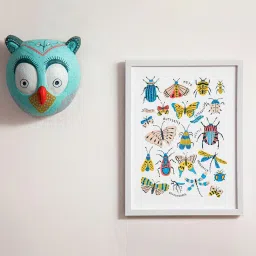 zookeeper Rain Dancers Multicolour Acrylic Framed Art Print image 1