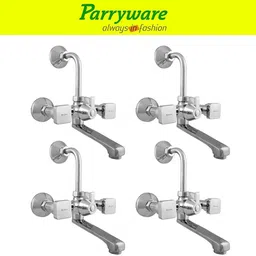 parryware Ritz Wall Mixer 2 in 1 with Overhead Shower Provision set of 4 pic 153 Wall Mixer with Overhead Shower Provision Wall Mixer Faucet-picture-14