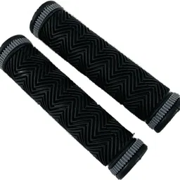 shrenik Cycle Handlebar Grip Set Soft Rubber Non Toxic Anti-Slip Dual Tone Color MTB Bikes Bicycle Handle Grip-picture-20