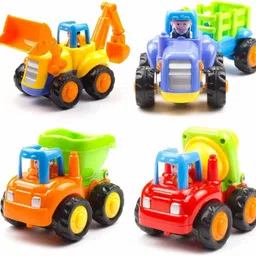 razz bazz Unbreakable Construction Trucks Toy Set-picture-15