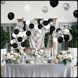 r g accessories Solid Bridal Party Decoration Balloon Garland - Pack of 72- decoration Garland-A Balloon-picture-13