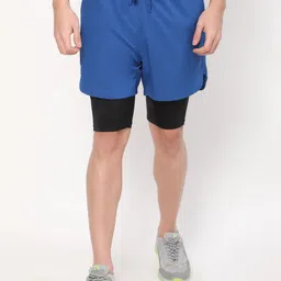 dida Solid Men Blue Sports Shorts-picture-18