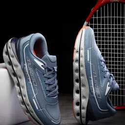 action Stylish Trendy Ultra Comfort Cusioned Sports Lace-Up Running Shoes For Men image 2