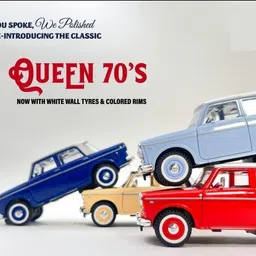 centy toys archit Queen 70 Updated wheels red color Pullback size 15cm pack of 1 image 2