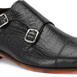 nico nerini Men’s Premium Handcrafted Genuine Leather Double Monk Formal Shoes for Men Monk Strap For Men image 3