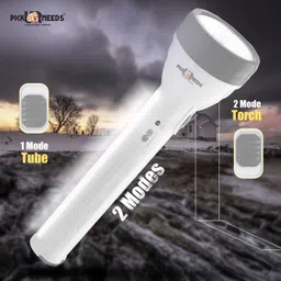 pick ur needs Home Emergency 2 In 1 Rechargeable Long Range 50W+Tube LED Search Torch Light Torch image 3