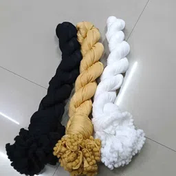 umang Chiffon Solid Black Women Dupatta-picture-14