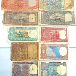 naaz rare collection 1 Rupees Bronze Printed Currency image 2