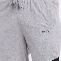 duke Men Solid Grey Track Pants image 4