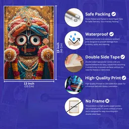 art recall jagannath poster Photographic Paper image 5