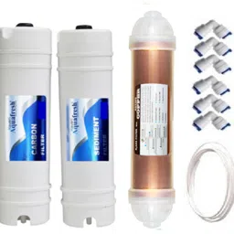 ion blue by ion blue Pre Carbon Filter Sediment Filter Copper Filter and Elbow, Inline Filter Set Solid Filter Cartridge-picture-44