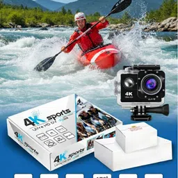 enervion Professional Helmet Full HD Vlogging Sports Camera 4k Sports and Action Camera image 2