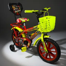 radian Speedy Kids Cycle for Girls & Boys | Comfortable Backrest & Basket 14 T (inch) Road Cycle image 2