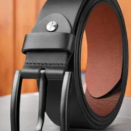 provogue Men Formal Black Genuine Leather Belt-picture-24