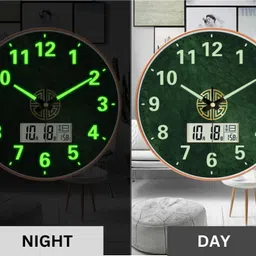 whisket Digital 30 cm X 30 cm Wall Clock image 3