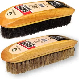DroliaFresh Premium Shoe Brush for Leather Shoes - Black & Brown Boot Cleaner, Soft Brushes Brush-picture-26