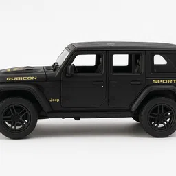 crezor toys 1:32 Scale Rubicon SUV Diecast Toy Car with LED Lights, Sounds & Pullback image 4