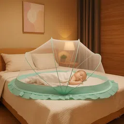 mehon craft Foldable Baby Mosquito Net Bed & Infants Mosquito Net 0 to 36 Months HDPE - High Density Poly Ethylene Washable Infants Mosquito Net-picture-23