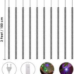 rayvix 150 LEDs 3 m Multicolor Steady Strip Rice Lights image 4