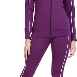 benzos Striped, Solid Women Track Suit image 2