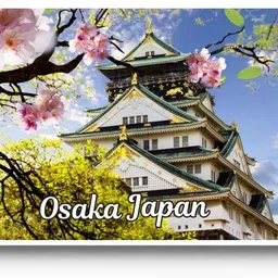 gifteeng Japan Osaka Acrylic Fridge Magnet | 2x3 Inch | 4mm Thick Glossy Finish Print Fridge Magnet Pack of 1-picture-35