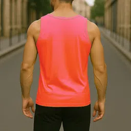 r rockin tees Pack of 3 Polyester Printed Gym Sandow/Vest for Unisex Men Vest image 2