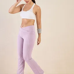 color capital Solid Women Purple Tights image 2