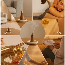 jyotshika Cow Dung Dhoop Cones for Pooja – Natural Incense Cones | Googal Fragrance Floral Dhoop image 5