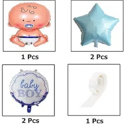 bloomsevent Solid Decoration Kit for Girls Baby Shower Foil Balloons Party Decoration Kids Balloon-picture-32