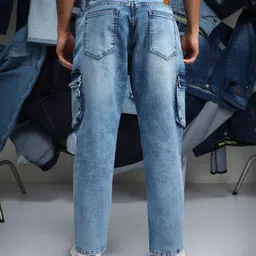 campus sutra Men Regular Mid Rise Blue Jeans image 3