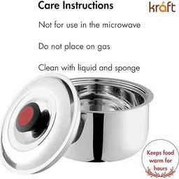 kraft by vinod Thermoware Casserole image 4