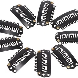 growth Clips For Patch Clips Wig Clips Men And Boys (Set Of 12 Pcs) 10 Gram Hair Extension image 2
