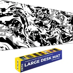 Trading Mantras Liquid Splash Large Extended Gaming Mouse Pad - Non-Slip, 80x33cm Non Slip Base Mousepad-image-7