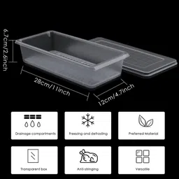 arnish Plastic Fridge Container - 1500 ml image 2