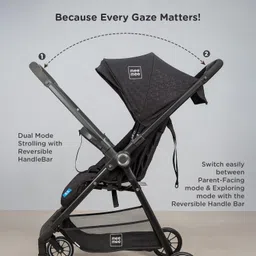 meemee Easy Go Baby Stroller for 0-3 Years, Baby & Kids With 5 Point Safety Harness Pram image 4
