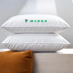 twirox LUXURY Cotton Solid Sleeping Pillow Pack of 4 image 3