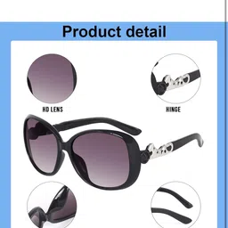 zeemork UV Protection Over-sized Sunglasses (Free Size) image 3