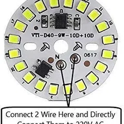 malati 20 Pics 9 Watt Direct On Board LED Bulb Raw Material WHITE Color Light Electronic Hobby Kit image 2